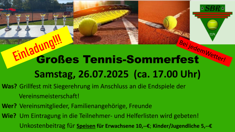 Einladung Sommerfest 2025 mit Listen zum Eintragen1