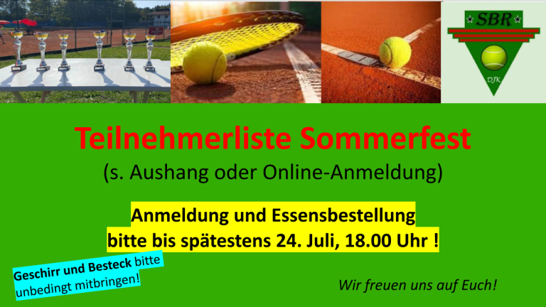 Einladung Sommerfest 2025 mit Listen zum Eintragen3